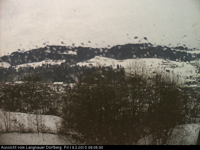 Webcam-Bild: Aussicht vom Dorfberg in Langnau 20100219-080500