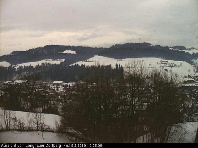 Webcam-Bild: Aussicht vom Dorfberg in Langnau 20100219-100500