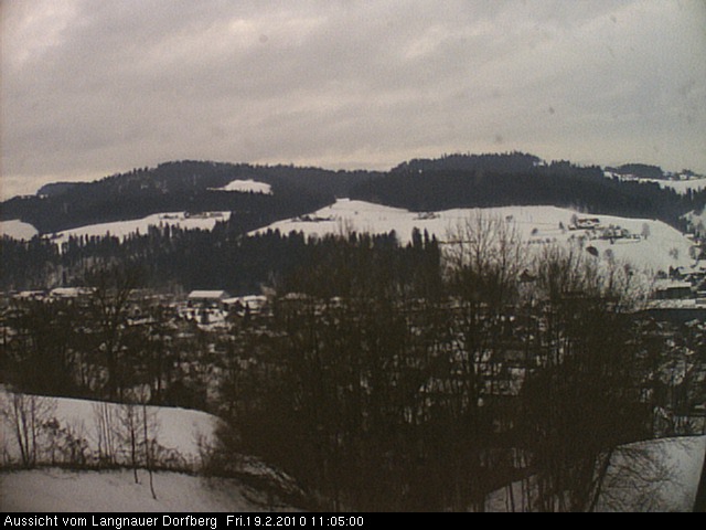 Webcam-Bild: Aussicht vom Dorfberg in Langnau 20100219-110500