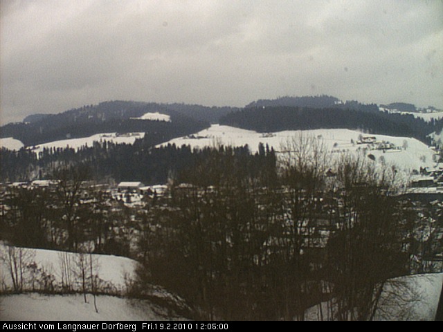 Webcam-Bild: Aussicht vom Dorfberg in Langnau 20100219-120500