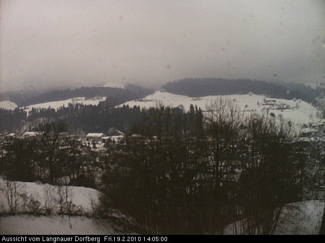Webcam-Bild: Aussicht vom Dorfberg in Langnau 20100219-140500
