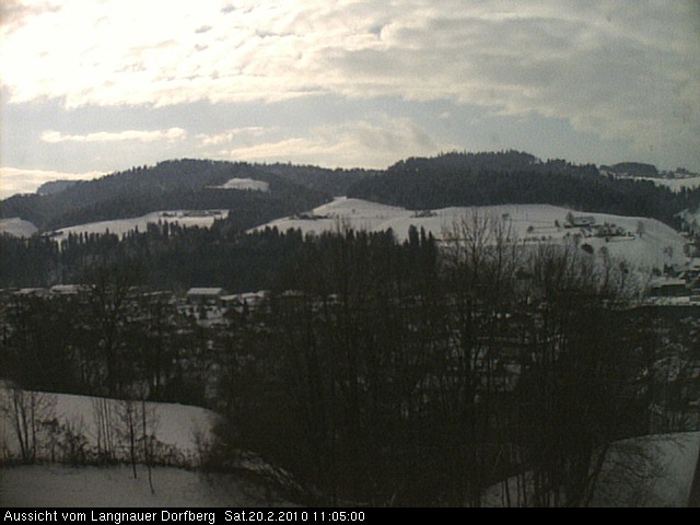 Webcam-Bild: Aussicht vom Dorfberg in Langnau 20100220-110500