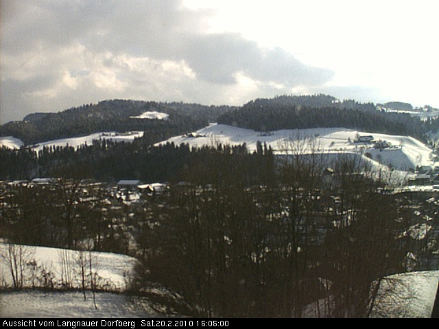 Webcam-Bild: Aussicht vom Dorfberg in Langnau 20100220-150500