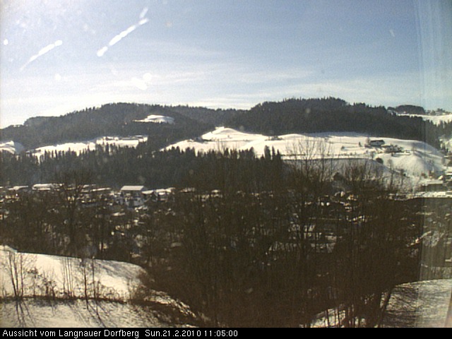 Webcam-Bild: Aussicht vom Dorfberg in Langnau 20100221-110500