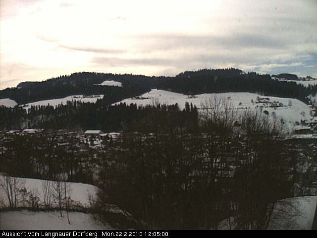 Webcam-Bild: Aussicht vom Dorfberg in Langnau 20100222-120500
