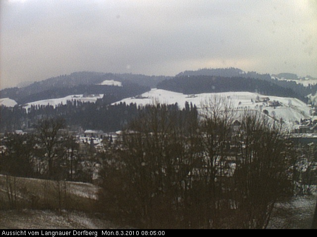 Webcam-Bild: Aussicht vom Dorfberg in Langnau 20100308-080500