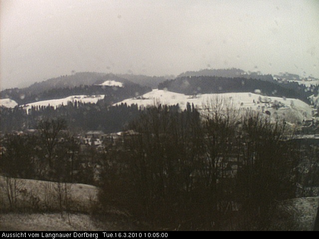 Webcam-Bild: Aussicht vom Dorfberg in Langnau 20100316-100500