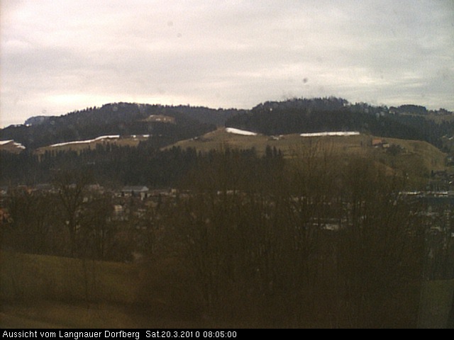 Webcam-Bild: Aussicht vom Dorfberg in Langnau 20100320-080500