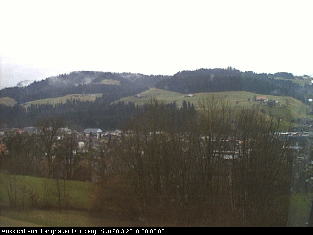 Webcam-Bild: Aussicht vom Dorfberg in Langnau 20100328-080500