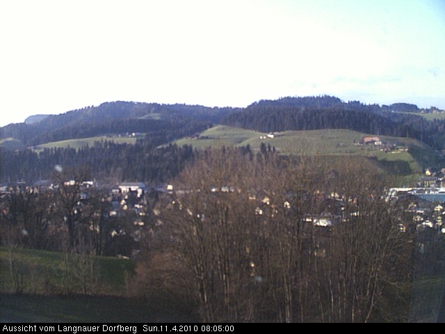 Webcam-Bild: Aussicht vom Dorfberg in Langnau 20100411-080500