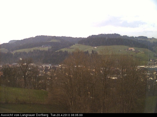 Webcam-Bild: Aussicht vom Dorfberg in Langnau 20100420-080500