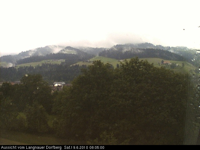Webcam-Bild: Aussicht vom Dorfberg in Langnau 20100619-080500