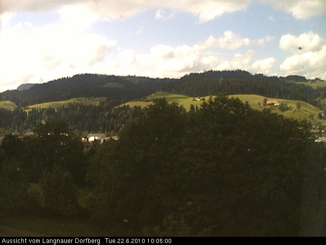 Webcam-Bild: Aussicht vom Dorfberg in Langnau 20100622-100500
