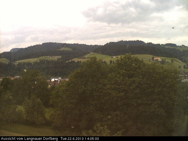 Webcam-Bild: Aussicht vom Dorfberg in Langnau 20100622-140500