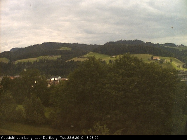 Webcam-Bild: Aussicht vom Dorfberg in Langnau 20100622-180500