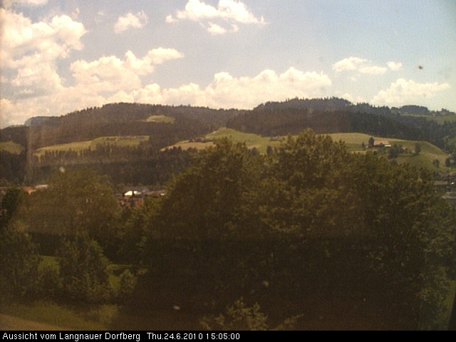 Webcam-Bild: Aussicht vom Dorfberg in Langnau 20100624-150500