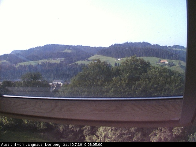 Webcam-Bild: Aussicht vom Dorfberg in Langnau 20100710-080500