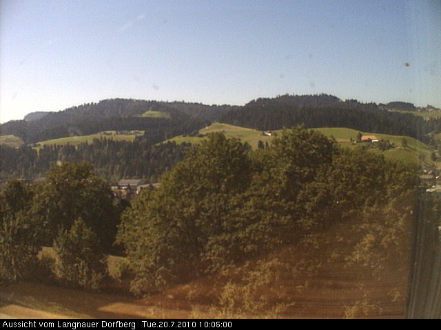 Webcam-Bild: Aussicht vom Dorfberg in Langnau 20100720-100500