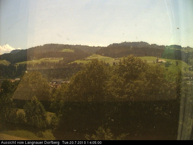 Webcam-Bild: Aussicht vom Dorfberg in Langnau 20100720-140500