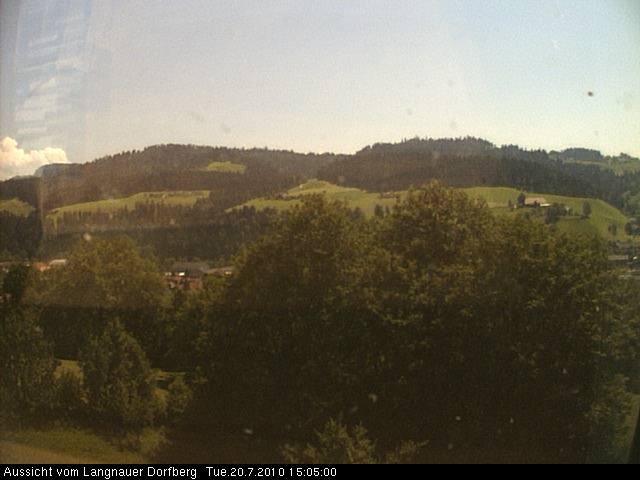 Webcam-Bild: Aussicht vom Dorfberg in Langnau 20100720-150500