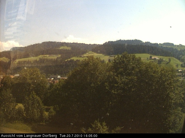 Webcam-Bild: Aussicht vom Dorfberg in Langnau 20100720-160500