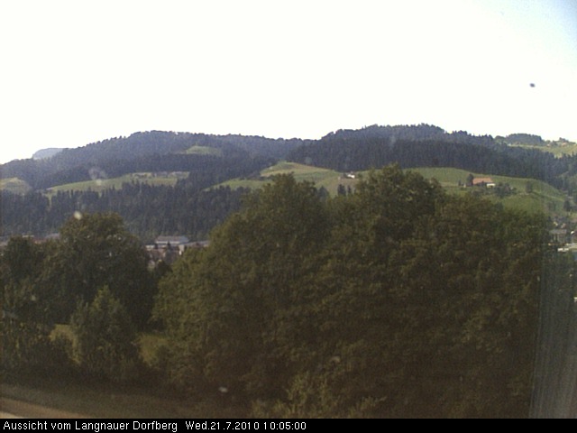 Webcam-Bild: Aussicht vom Dorfberg in Langnau 20100721-100500