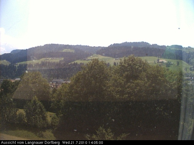 Webcam-Bild: Aussicht vom Dorfberg in Langnau 20100721-140500