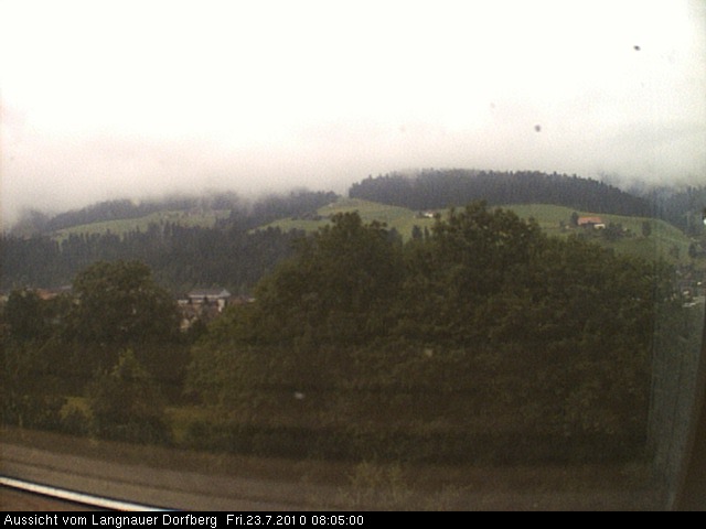 Webcam-Bild: Aussicht vom Dorfberg in Langnau 20100723-080500