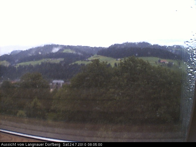 Webcam-Bild: Aussicht vom Dorfberg in Langnau 20100724-080500