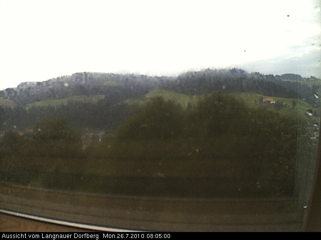 Webcam-Bild: Aussicht vom Dorfberg in Langnau 20100726-080500