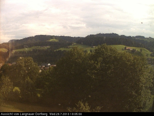 Webcam-Bild: Aussicht vom Dorfberg in Langnau 20100728-180500