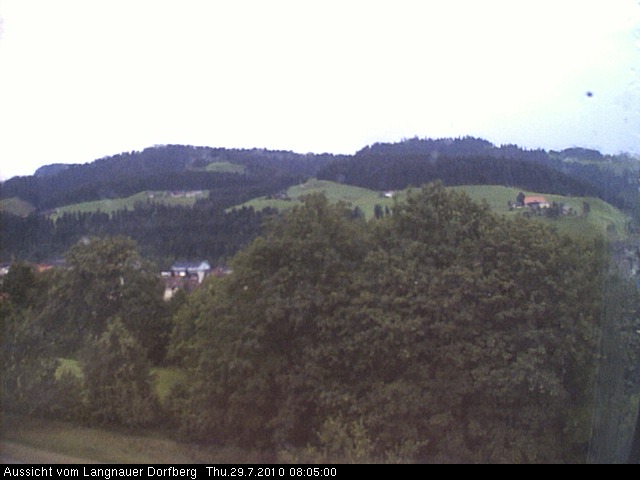 Webcam-Bild: Aussicht vom Dorfberg in Langnau 20100729-080500