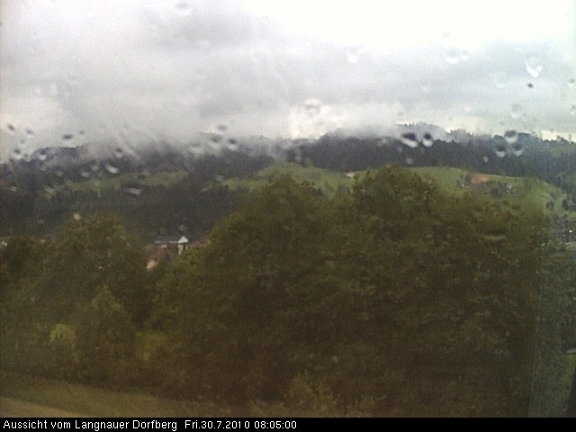 Webcam-Bild: Aussicht vom Dorfberg in Langnau 20100730-080500