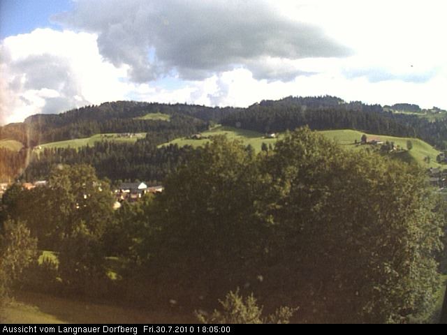Webcam-Bild: Aussicht vom Dorfberg in Langnau 20100730-180500