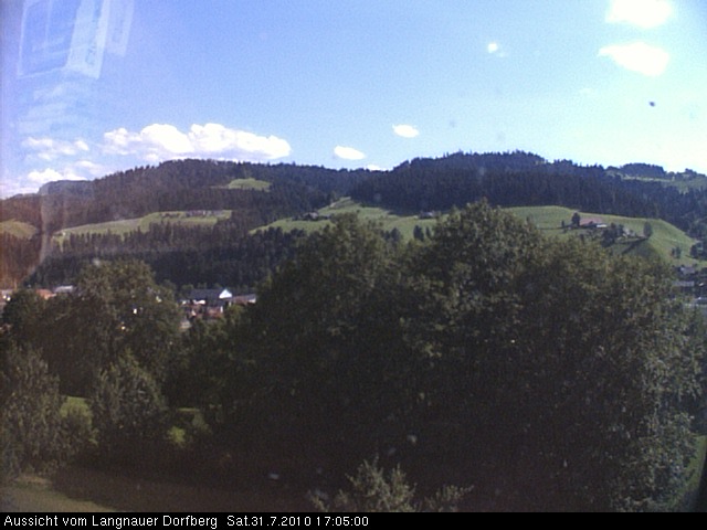 Webcam-Bild: Aussicht vom Dorfberg in Langnau 20100731-170500