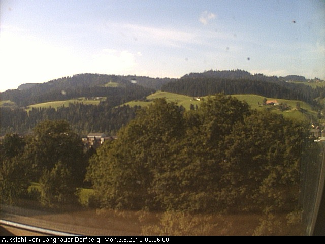 Webcam-Bild: Aussicht vom Dorfberg in Langnau 20100802-090500