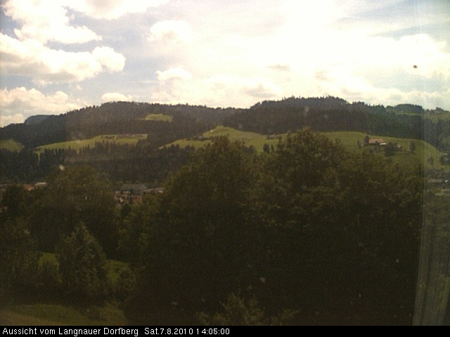 Webcam-Bild: Aussicht vom Dorfberg in Langnau 20100807-140500