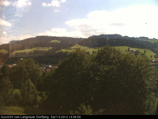 Webcam-Bild: Aussicht vom Dorfberg in Langnau 20100807-160500