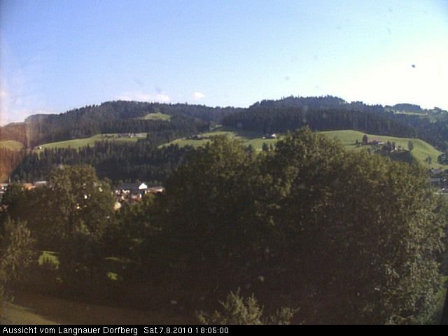 Webcam-Bild: Aussicht vom Dorfberg in Langnau 20100807-180500
