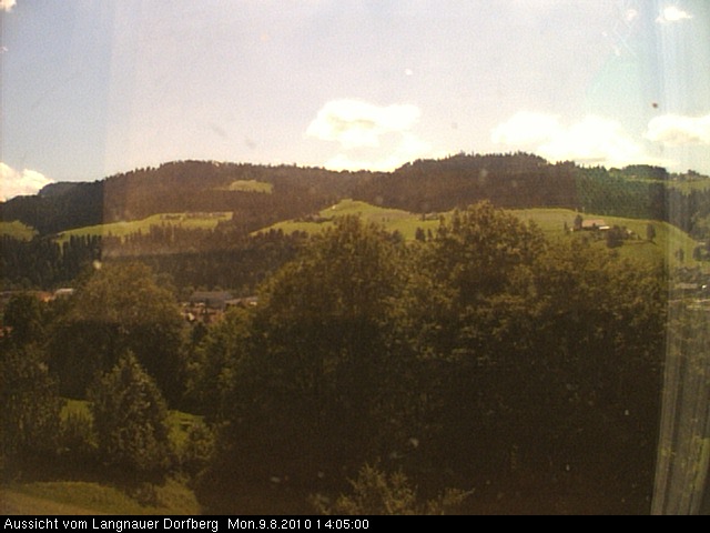 Webcam-Bild: Aussicht vom Dorfberg in Langnau 20100809-140500