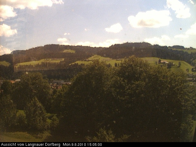 Webcam-Bild: Aussicht vom Dorfberg in Langnau 20100809-150500