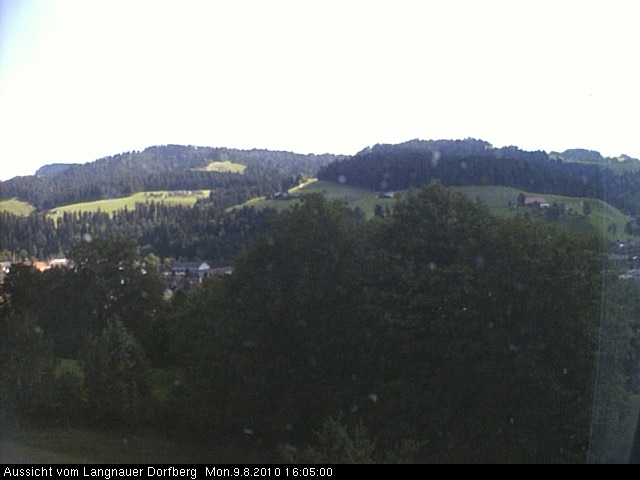 Webcam-Bild: Aussicht vom Dorfberg in Langnau 20100809-160500