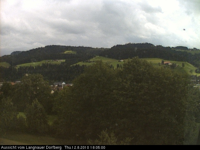Webcam-Bild: Aussicht vom Dorfberg in Langnau 20100812-180500