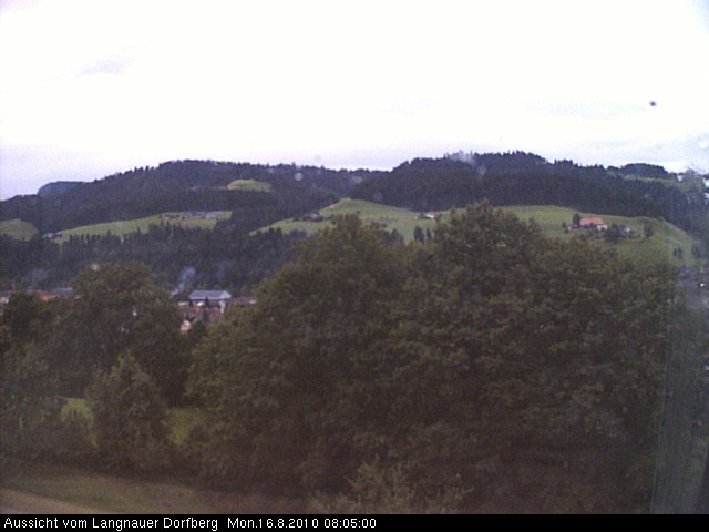 Webcam-Bild: Aussicht vom Dorfberg in Langnau 20100816-080500