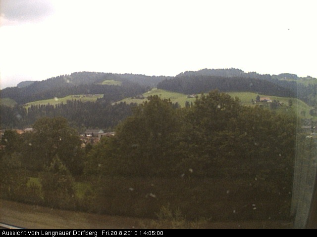 Webcam-Bild: Aussicht vom Dorfberg in Langnau 20100820-140500