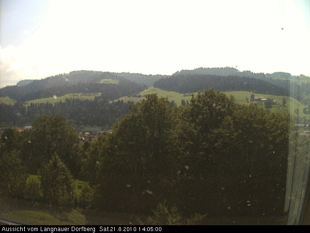 Webcam-Bild: Aussicht vom Dorfberg in Langnau 20100821-140500