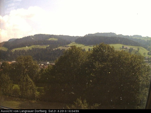 Webcam-Bild: Aussicht vom Dorfberg in Langnau 20100821-160500
