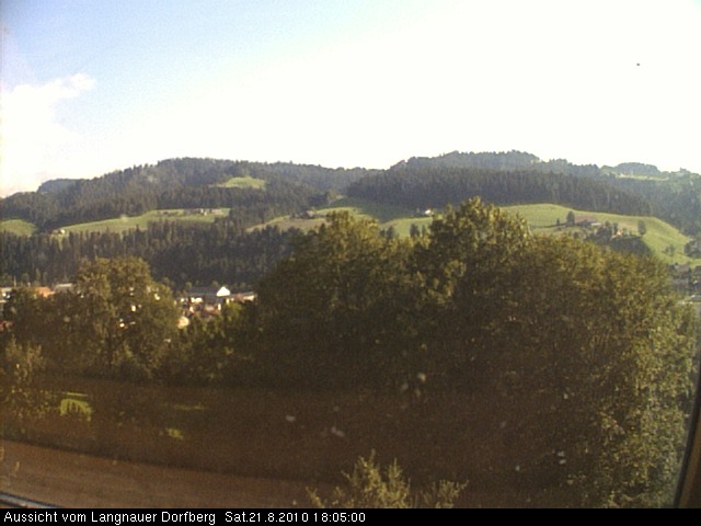 Webcam-Bild: Aussicht vom Dorfberg in Langnau 20100821-180500