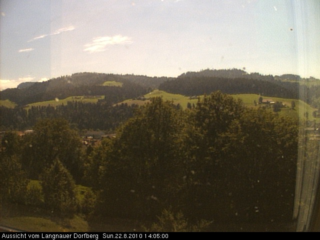 Webcam-Bild: Aussicht vom Dorfberg in Langnau 20100822-140500