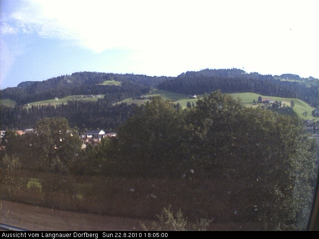 Webcam-Bild: Aussicht vom Dorfberg in Langnau 20100822-180500
